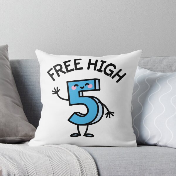 Item preview, Free High fives / five number birthday 5 years old designed and sold by LaundryFactory.