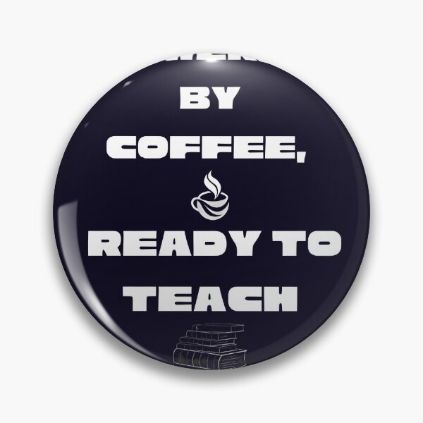 Artikelvorschau, Angetrieben von Kaffee – Bereit zum Unterrichten – Lustiges Lehrer-Kaffeeliebhaber-T-Shirt entworfen und verkauft von HopeAndHustle.