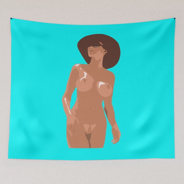 Item preview,  Elegant Nude Figure with Hat. Vibrant Fashion Illustration designed and sold by Ihor Ivanov.