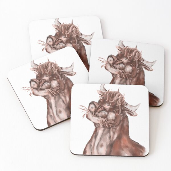 Item preview, Cute Farm: Round up stylized Cattle/Cow Portrait designed and sold by Sunflowerstudio1.