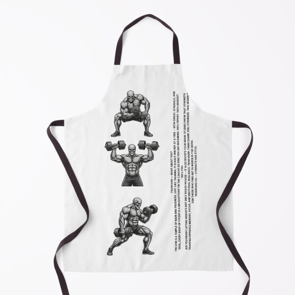 Item preview, TrainHard Triple Skull Workout – Hardcore Gym Motivation Design designed and sold by TrainHardCo.