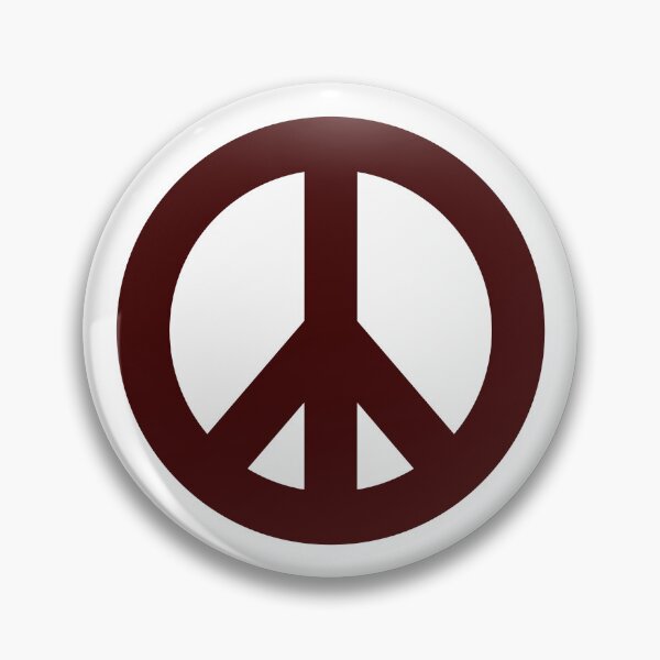 Item preview, Peace sign - merlot designed and sold by Inspirationmotivation.