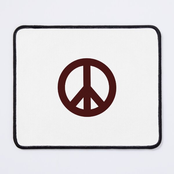 Item preview, Peace sign - merlot designed and sold by Inspirationmotivation.