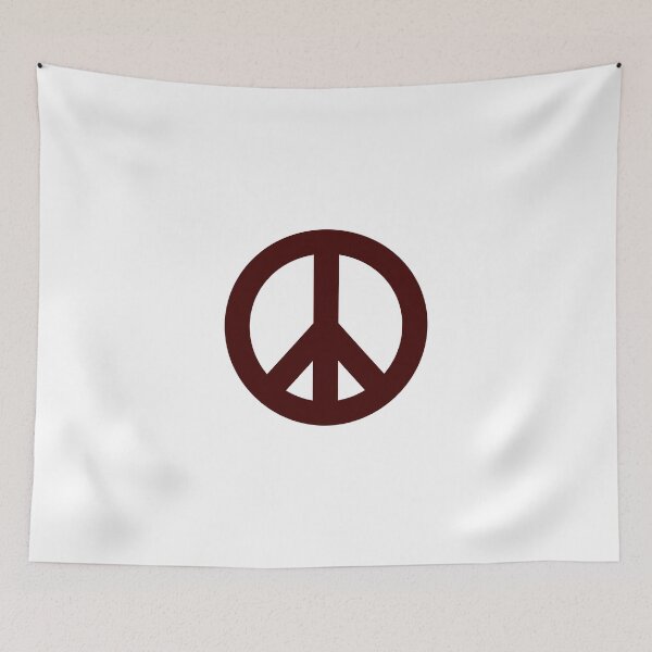 Item preview, Peace sign - merlot designed and sold by Inspirationmotivation.