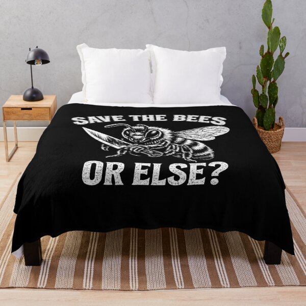 Item preview, Save the bees or else designed and sold by zoes-ink.