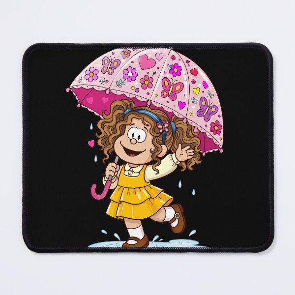 Item preview, Mafalda with Umbrella in the Rain designed and sold by MTacher.