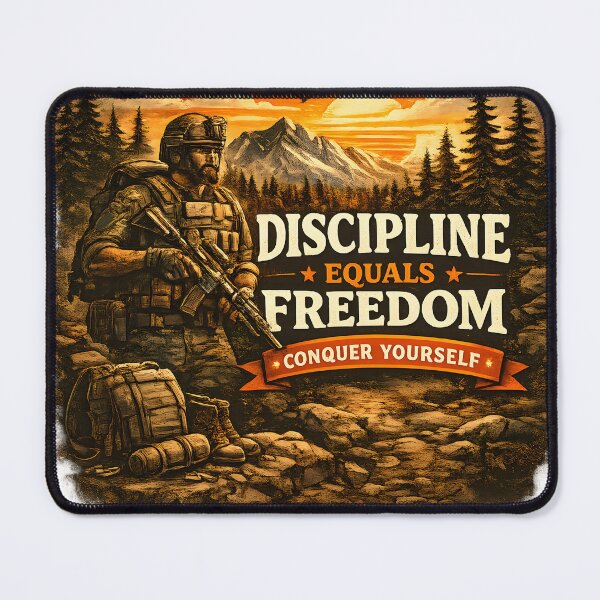 Item preview, Discipline, freedom, and conquering oneself designed and sold by digicx.