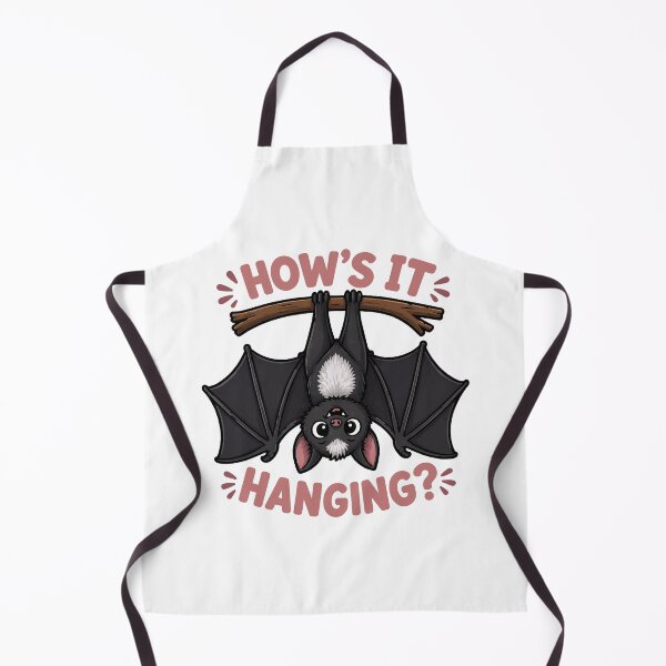 Item preview, How’s It Hanging Bat Pun designed and sold by StickerPunk.