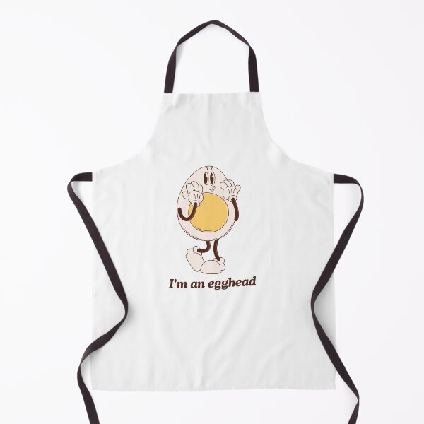 Item preview, Retro Egghead Mascot – "I'm an egghead" Vintage Cartoon Tee designed and sold by GoodBaguette.