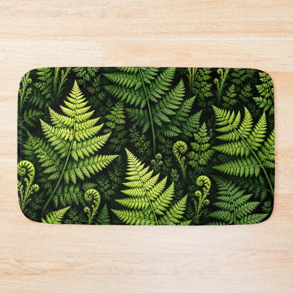 Item preview, Dark Green Fern Leaves Forest Botanical Art designed and sold by TheSlowShore.