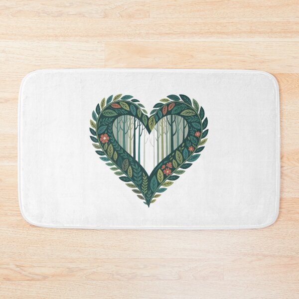 Item preview, Botanical Leaf Heart Forest Interior Wildflower Nature T-Shirt designed and sold by proearth2022.
