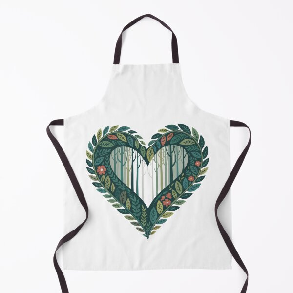 Item preview, Botanical Leaf Heart Forest Interior Wildflower Nature T-Shirt designed and sold by proearth2022.