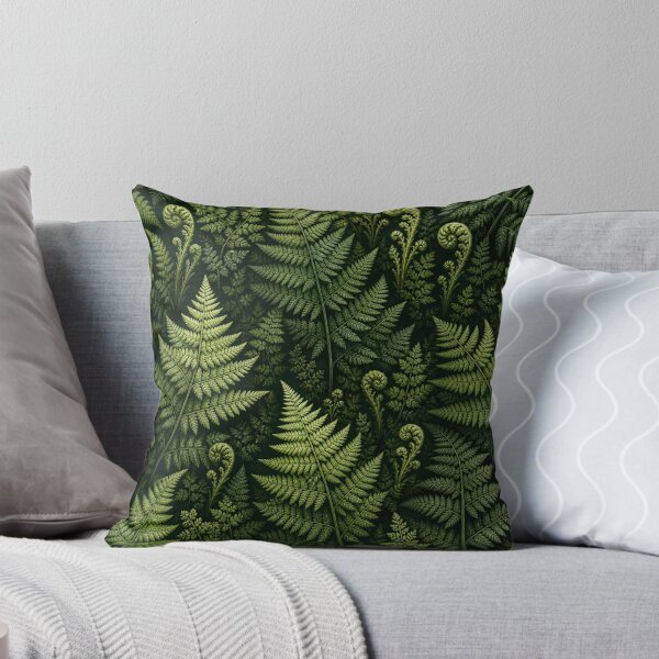 Item preview, Green Fern Pattern Forest Botanical Leaves Nature Aesthetic designed and sold by TheSlowShore.