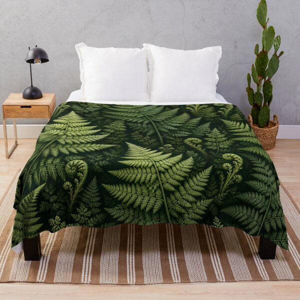 Item preview, Green Fern Pattern Forest Botanical Leaves Nature Aesthetic designed and sold by TheSlowShore.