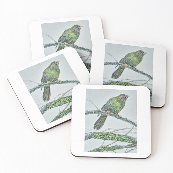 Item preview, The Bell Miner - Watercolour designed and sold by nicoleliz.