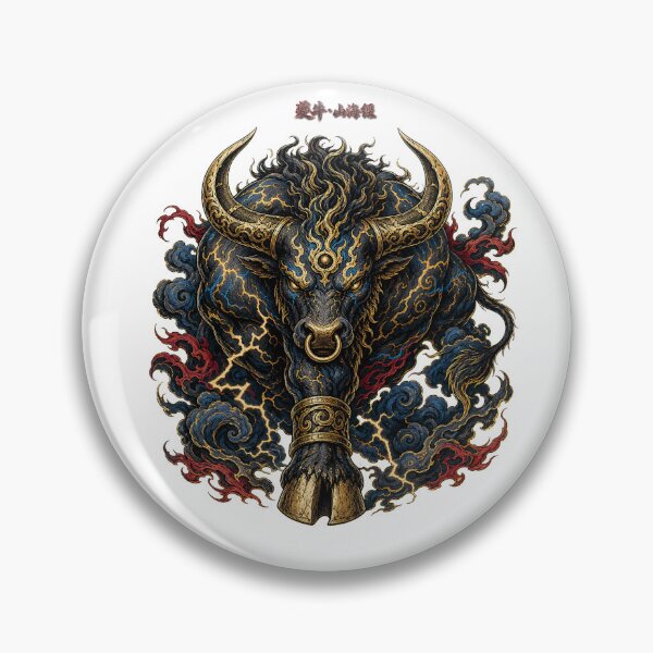 Item preview, Kuiniu Thunder Ox Dark Fantasy Shan Hai Jing designed and sold by holyminix.