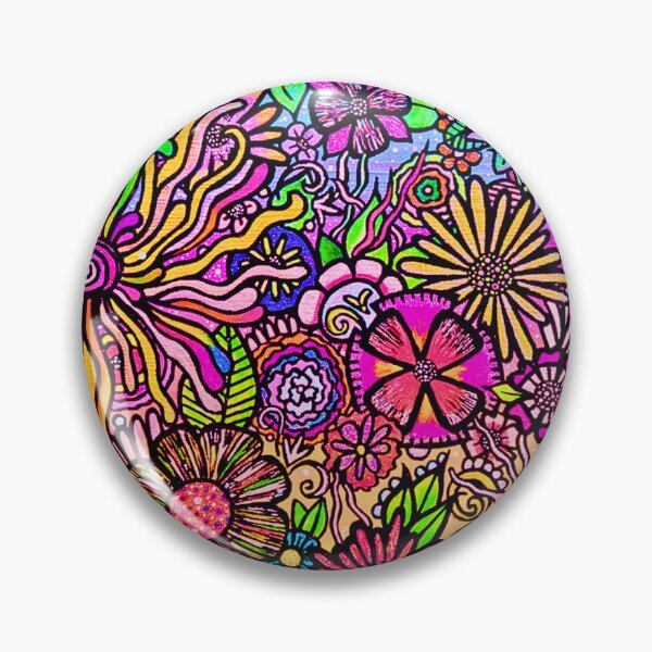Item preview, FREYJA: Eternal Garden- Psychedelic Maximalist Neon Botanical Art designed and sold by Bloom Theory.