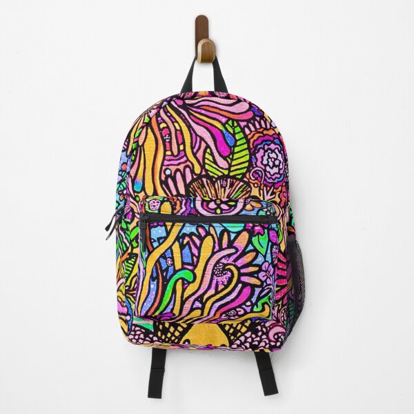 Item preview, FREYJA: Eternal Garden- Psychedelic Maximalist Neon Botanical Art designed and sold by Bloom Theory.