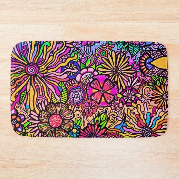 Item preview, FREYJA: Eternal Garden- Psychedelic Maximalist Neon Botanical Art designed and sold by Bloom Theory.