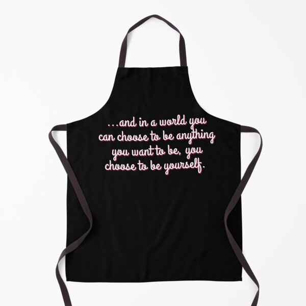 Item preview, In a world you can be anything, you choose to be yourself in Calligraphy Pink designed and sold by Sarah-Smash.