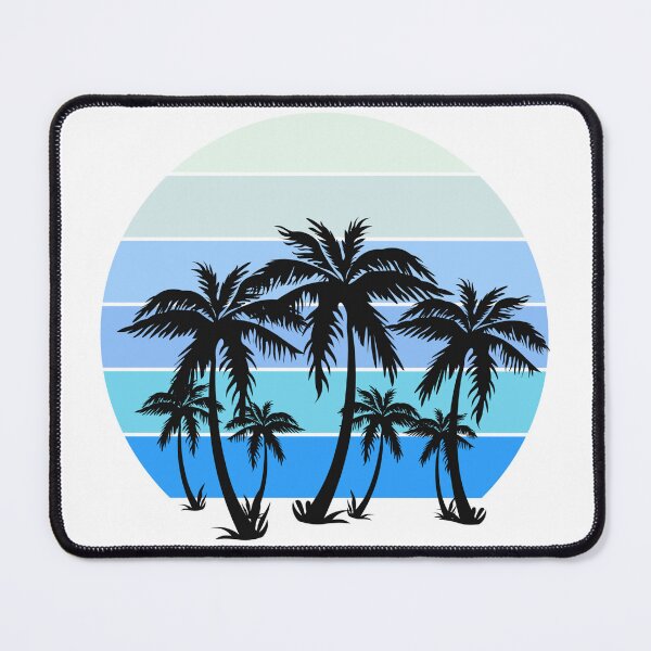 Item preview, Vintage Tropical Island Blue Aesthetics designed and sold by MoonshotWorld.
