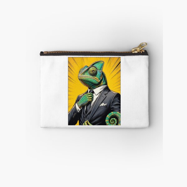 Item preview, Cool Chameleon in Suit Shirt designed and sold by InkTheFox.
