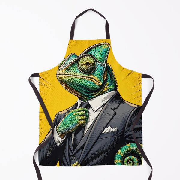 Item preview, Cool Chameleon in Suit Shirt designed and sold by InkTheFox.