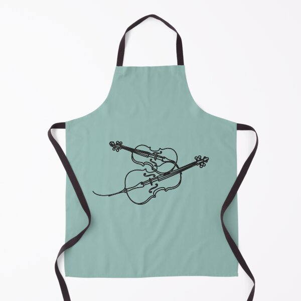 Item preview, Elegant Violin and Cello One Line Art designed and sold by Style-InkPulse.