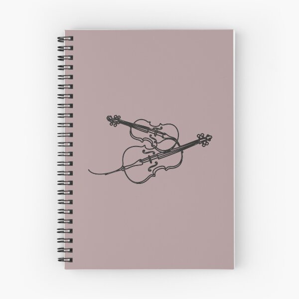 Item preview, Elegant Violin and Cello One Line Art designed and sold by Style-InkPulse.