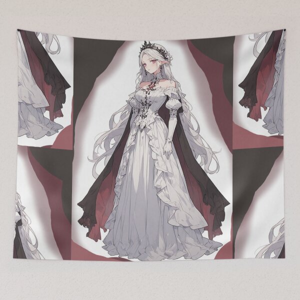 Item preview, Elegant anime vampire queen - Dark Fantasy designed and sold by ArtsJulian.