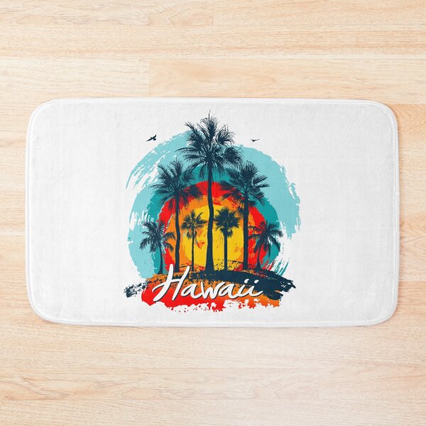 Item preview, Vintage Hawaii Summer Palm Tree Sunset designed and sold by MoonshotWorld.