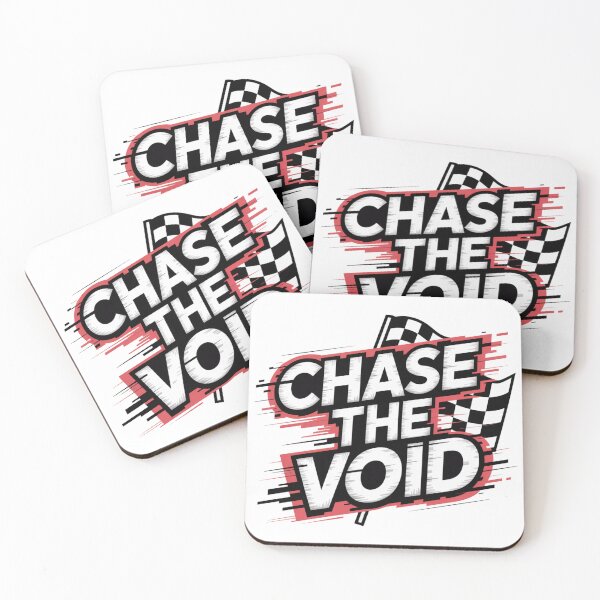 Artikelvorschau, Chase The Void Racing Typography Graphic Tee entworfen und verkauft von RPNdesign.
