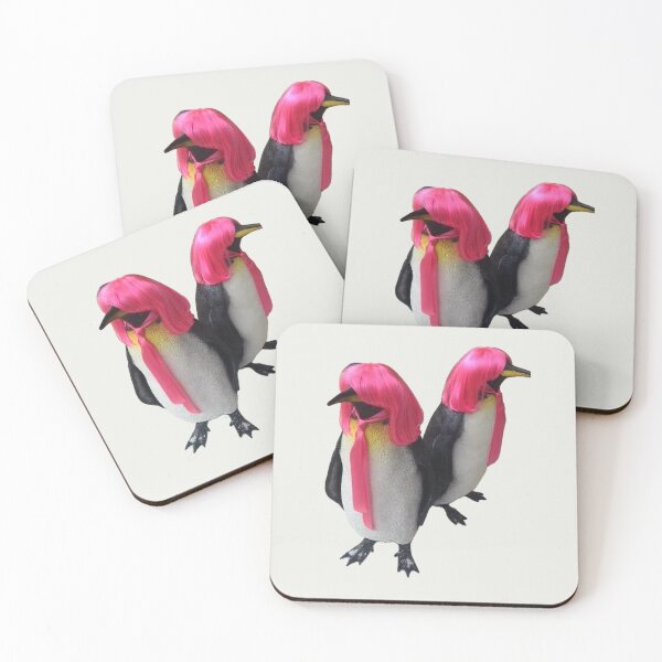 Item preview, Penguins in Pink designed and sold by coffee with ice.