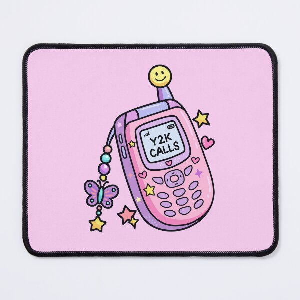 Item preview, Y2K Pink Flip Phone Butterfly Charm designed and sold by Anne97s.