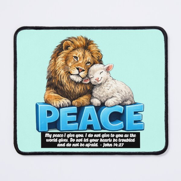 Item preview, Peace: The Lion And The Lamb designed and sold by Lion and Lamb Design.