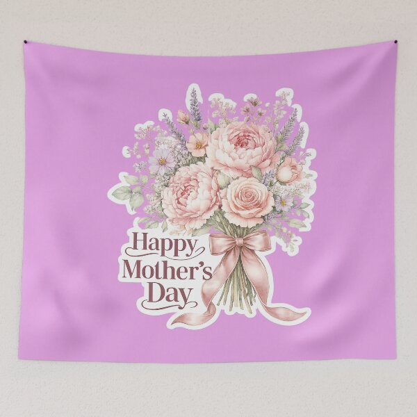 Item preview, Happy Mothers Day Vintage Floral Botanical Art – Elegant Watercolor Gift | Mom Gift 2026 designed and sold by irfanshikh.