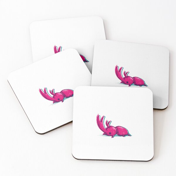 Item preview, Pink Kabuto Beetle Cute and Cool designed and sold by PINK-BEETLE.