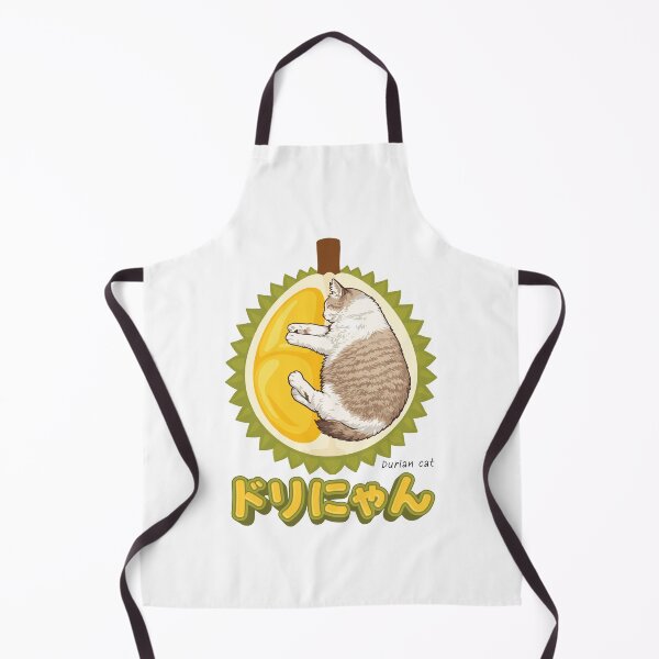 Item preview, Durian Cat Kawaii Funny Japanese Style Cute Cat designed and sold by Muri Neko.