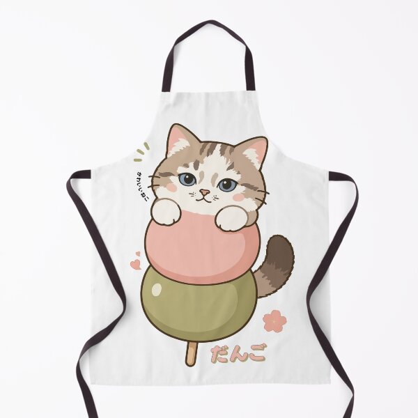 Item preview, Dango Cat Kawaii Cute Japanese Mochi Cat Illustration designed and sold by Muri Neko.