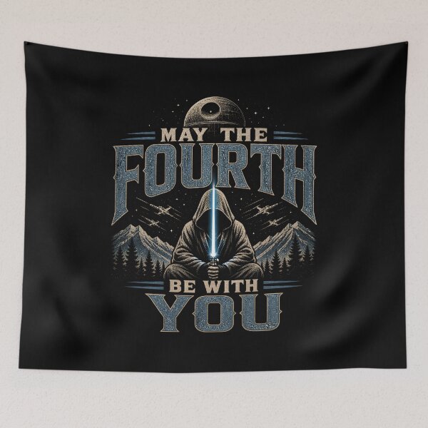 Item preview, May The Fourth Sci Fi Warrior Design designed and sold by Shivadhiraj.