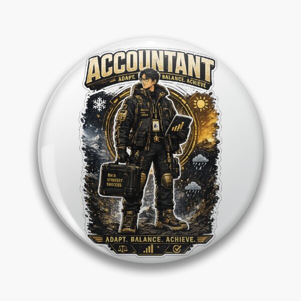 Item preview, Tactical Accountant Tech-Wear - Data Strategy & Financial Auditor Professional High-Utility Art designed and sold by Psychlee Best Finds.
