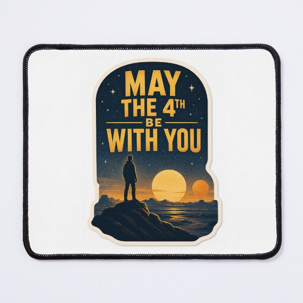 Item preview, May The 4th Be With You – Retro Galaxy Vintage Sci Fi Poster Art | Space Lover Gift designed and sold by irfanshikh.