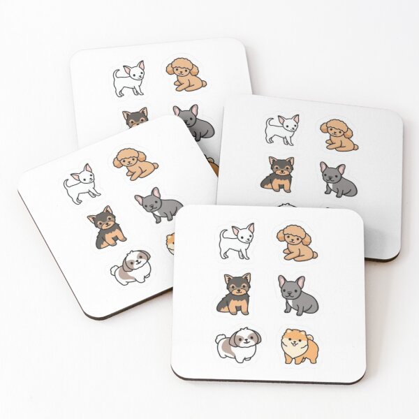Item preview, Cute Dog Sticker Pack | Kawaii Puppy Collection | Adorable Cartoon Dogs Set designed and sold by ZYNORAworld.