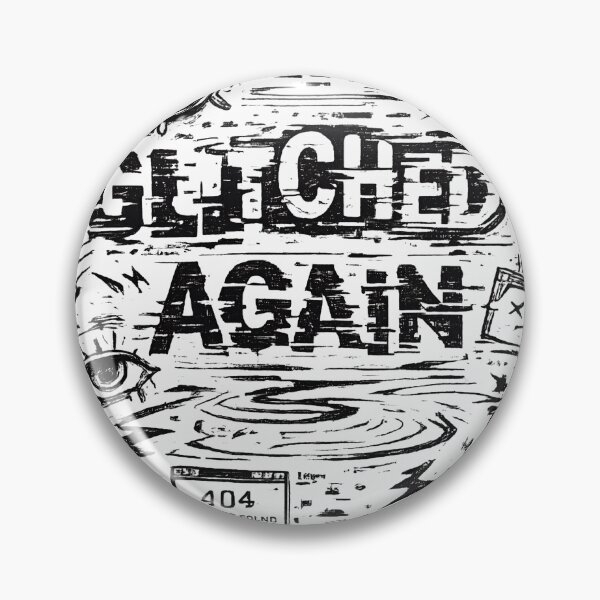 Item preview, Time Glitched Again – Chaos Doodle Glitch Aesthetic T-Shirt, Abstract Hand Drawn Time Error Design designed and sold by XxZainStylexX.