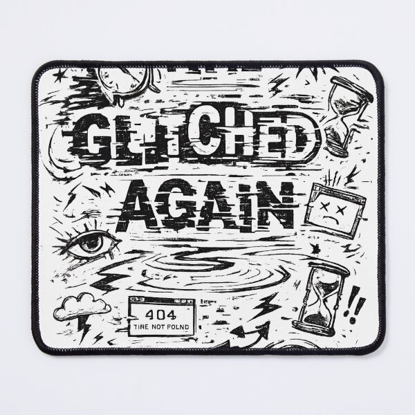 Item preview, Time Glitched Again – Chaos Doodle Glitch Aesthetic T-Shirt, Abstract Hand Drawn Time Error Design designed and sold by XxZainStylexX.
