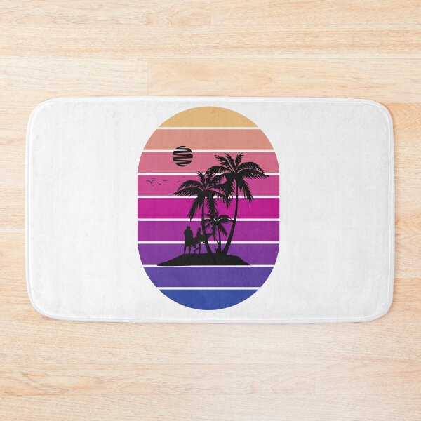 Item preview, Retro Surfer Sunset Beach Paradise designed and sold by MoonshotWorld.