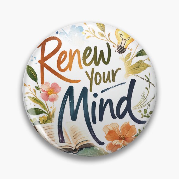 Item preview, Renew Your Mind – Christian Quote Design designed and sold by lindalifepeace.