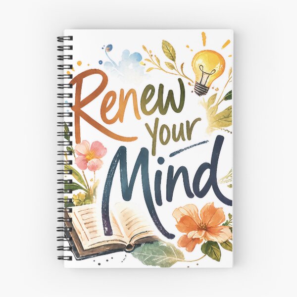 Item preview, Renew Your Mind – Christian Quote Design designed and sold by lindalifepeace.