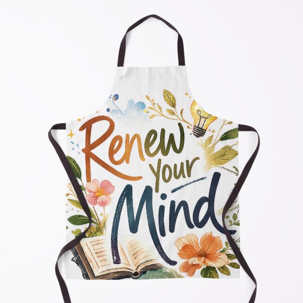 Item preview, Renew Your Mind – Christian Quote Design designed and sold by lindalifepeace.