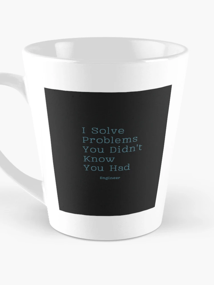 Thumbnail 3 of 4, Coffee Mug, Problem solver designed and sold by ClockInDesigns.